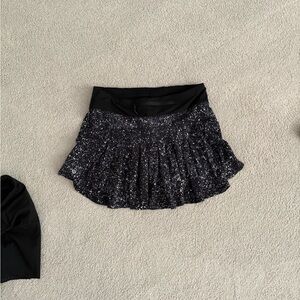 lululemon athletica Black Sparkle Skort